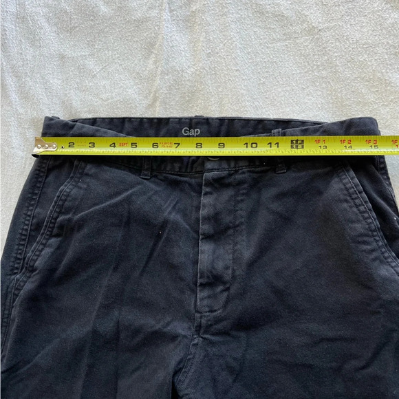 Gap Comfy Twill Woven Gathered Ankle Pants Ink Black Ink Size 30 - Picture 4 of 8